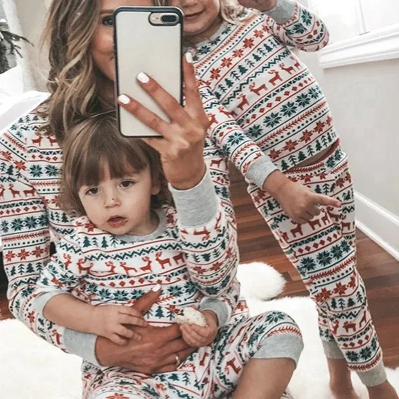 Cozy Christmas Family Pajama Set