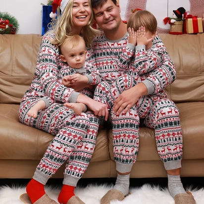 Cozy Christmas Family Pajama Set