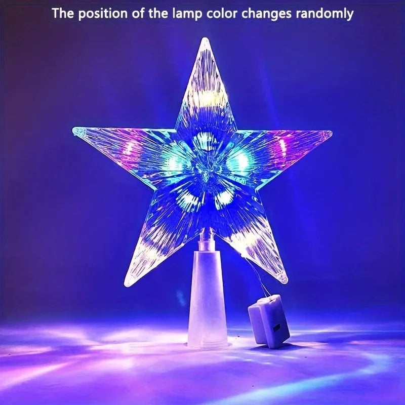 Glowing Star Tree Topper