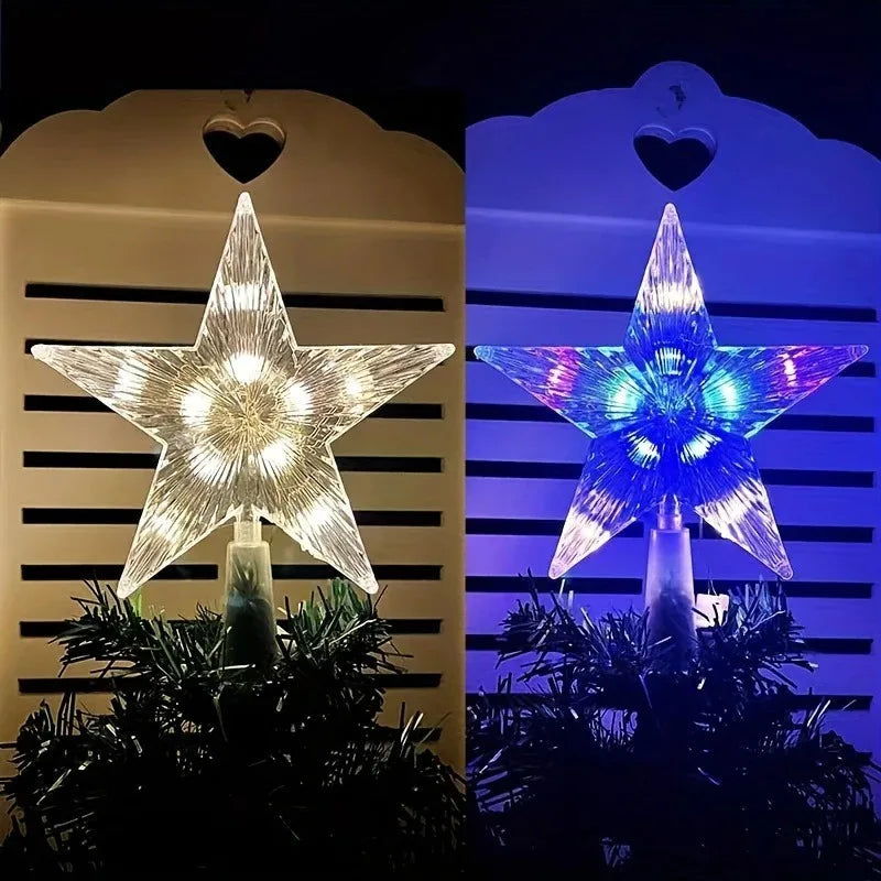 Glowing Star Tree Topper